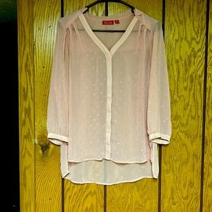 Elle size small long sleeve blouse